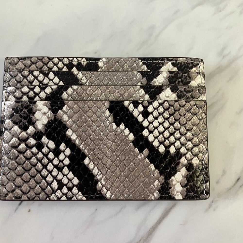 Kate Spade Snake Skin Print Cardholder